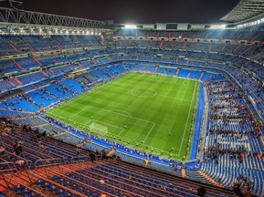 Real Madrid CF Santiago Bernabéu Stadium. Image by Flickr user marcp_dmoz (CC BY-NC-SA 2.0).