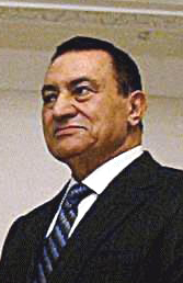 L'ex Presidente egiziano Hosni Mubarak. 