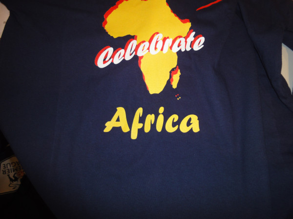 @Luyanda_Peter received a t-shirt made in China to celebrate Africa Day. Photo courtesy of Twitter user @Luyanda_Peter.