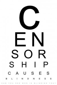 La censura causa cecità. Immagine dell'utente Flickr Andreia Bohner (CC BY 2.0).