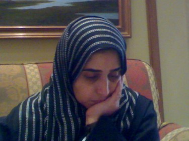 A picture of Najla Hariri taken from her Twitter account @hariri65.