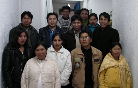 Members of the Global Voices in Aymara translation team.
