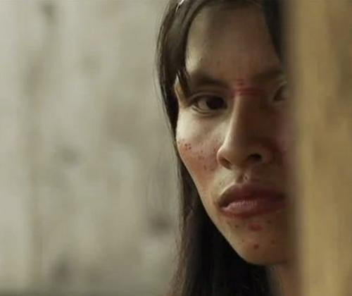 Screenshot from the film 'Amazonia, masato o petroleo' (Amazon, Masato Or Oil').