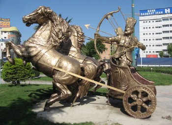 Iranian mythological hero and archer, Arash Kamangir.