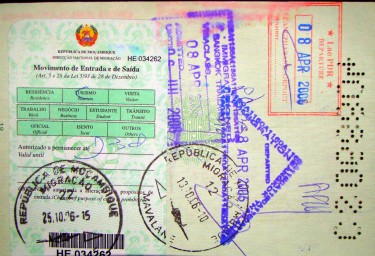 Stamped passport. Image by Flickr user Sem Paradeiro (CC BY-NC 2.0).