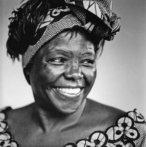 Wangari Maathai. Image by Flickr user On Being (CC BY-NC-SA 2.0).