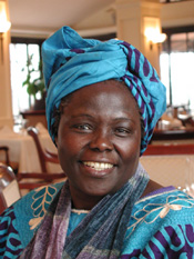 Wangari Maathai. Image under CC License from Wikipedia.