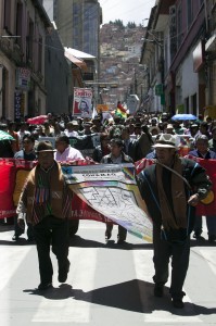 TIPNIS march. Image by Fernando Miranda, copyright Demotix (26/09/2011).