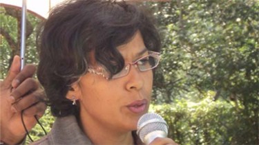Saraha Georget Rabeharisoa, leider van de Groene Partij in Madagaskar. Foto van http://hasinimadagasikara.mg.