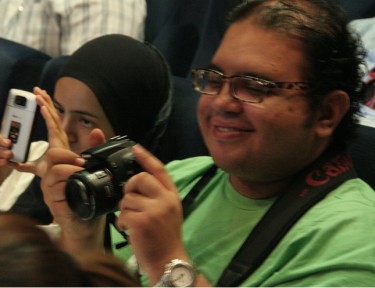 Mohamed ElGohary, co-editor van Lingua Arabisch. Foto van Mohamed Alâa Guedich (gebruikt met toestemming).