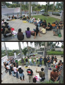 Occupy Jakarta. From Facebook page of Har Wib 