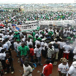Final rally of Liberia's ruling party. Image courtesy of African Elections Project.
