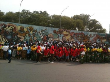 Mozambicans commemorate President Samora Machel. Image from lockerz.com