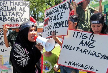 Protest calling for peace in Mindanao