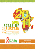 ICASA 2011: Own, Scale-Up and Sustain. Imagen del sitio web de ICASA 2011.