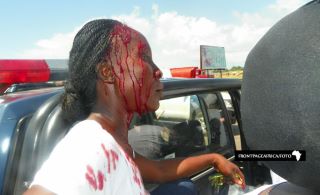 Slachtoffer van geweld voorafgaand aan de tweede ronde van de presidentsverkiezingen in Libera. Foto van @liberiaelection.