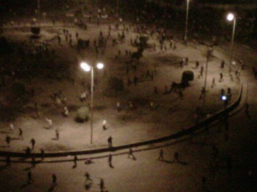 وصول الألتراس إلى ميدان التحرير، الصورة نشرها بل ترو على تويتر.