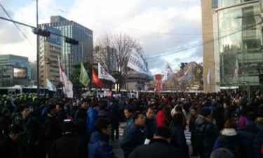 Image of Anti-FTA protest by @mediamongu 