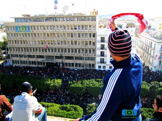 14 gennaio, proteste di fronte al Ministero degli Interni
