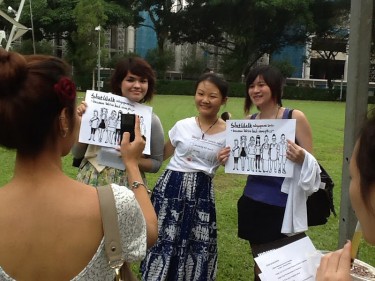 راهپیمایی هرزه های سنگاپور. عکس از Irene Ma