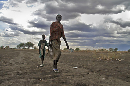 Displaced population caused by cattle raiding in Pibor county, Jonglei State © Liang Zi/Médecins Sans Frontières (MSF)