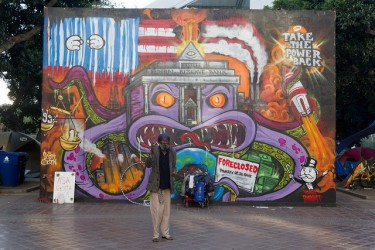 Fed Monster Mural in Los Angeles