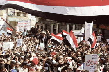 Thousands of Yemenis have been protesting for a year 