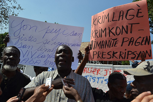 A Country Without Justice is a Car Without Headlights, Haitians Protest Controversial Decision on Duvalier