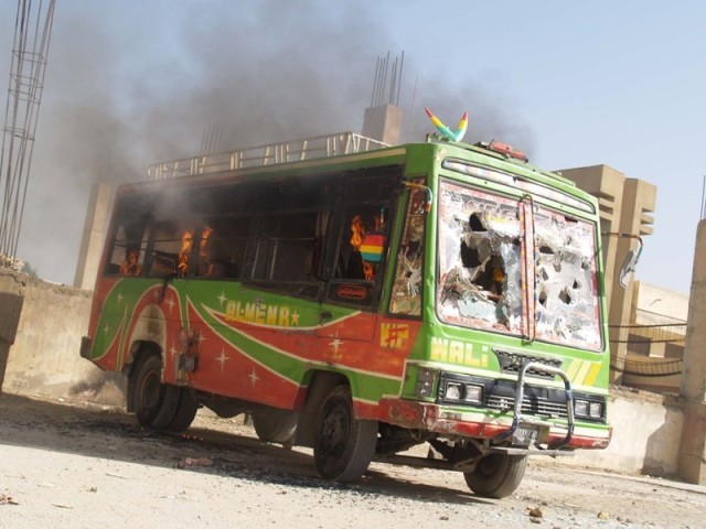 Mindestens zwölf Mitglieder der schiitischen Hazara-Gemeinde wurden in der Stadt Quetta in Südpakistan erschossen. Bild von RFE/RL. Copyright Demotix (4. Oktober 2011)