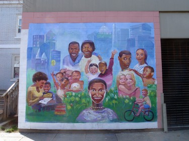 Diversity mural in Washington DC