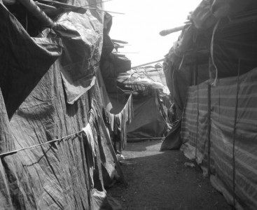 Tents at the Refugee Camp
