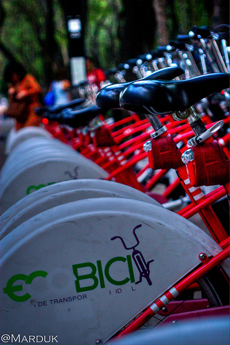 Ecobici, il programma di noleggio bici di Città del Messico. Foto di Alex Marduk ripresa da Flickr con licenza Creative Commons BY 2.0