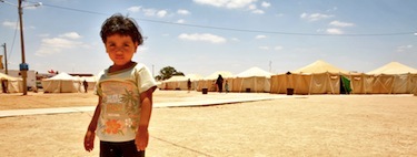 Life at the Qatar Refugee Camp Tataouine. Image by Omar Havana, copyright Demotix (26,06,11).