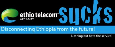 Logo del grupo de Facebook Ethio Telecom Sucks. Foto de la página del grupo en Facebook.