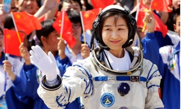 Liu Yang, China's first female astronaut. Image from Off Beat China.
