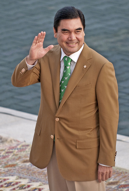 President of Turkmenistan Gurbanguly Berdimuhamedov. &nbsp; &nbsp; &nbsp; &nbsp; &nbsp; &nbsp; &nbsp; &nbsp; &nbsp; &nbsp; &nbsp;Image by Flickr user Kerry-Jo (CC BY-NC 2.0).