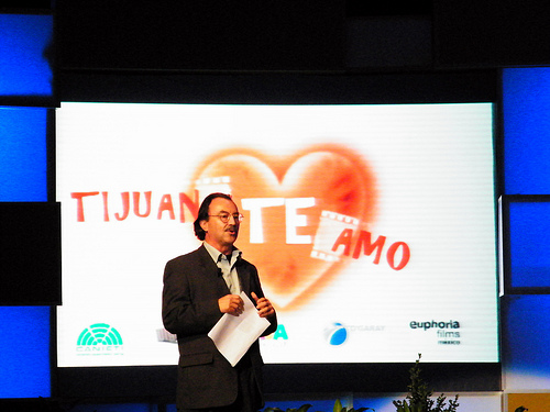Presentation of film Tijuana, Te amo. Photo by Gabriel Flores Romero (CC BY 2.0)