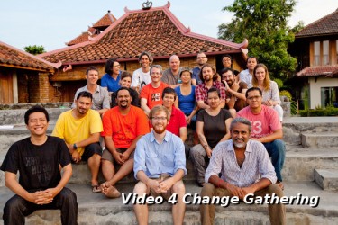 Participants of the Video For Change gathering