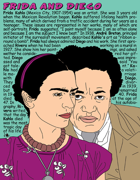 Atrás dele - Frida [Kahlo] e Diego, por María María Acha-Kutscher (CC BY-NC-ND 3.0)