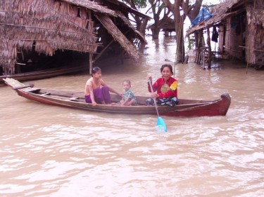 Myanmar's worst flooding in a decade. Photo by Nay Myo Zin, via Facebook.