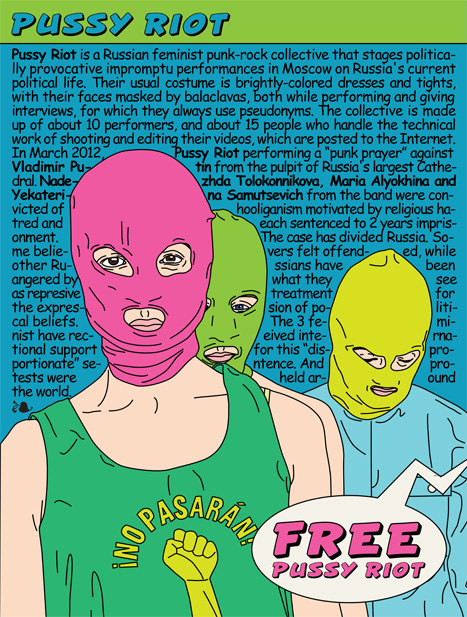 Russian feminist punk band Pussy Riot, by María María Acha-Kutscher (CC BY-NC-ND 3.0)