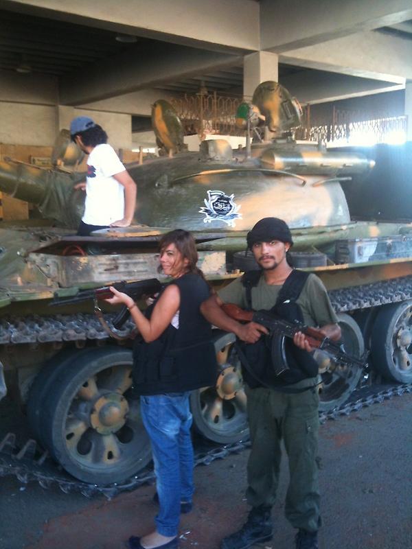 Emma Sulieman with the Free Syrian Army