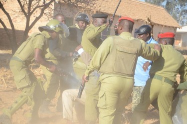 Police brutality in Tanzania. Photo source: wavuti.com, used with permission.