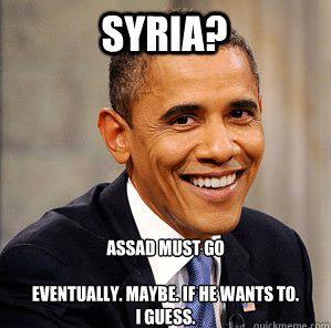 Obama's position on Syria? 
