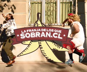'La franja de los que sobran'. Image shared by @TECHOChile via Twitpic