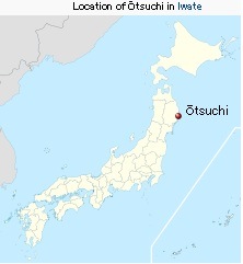Location of Ōtsuchi. Image from Wikipedia by Maximilian Dörrbecker (CC BY-SA 3.0).