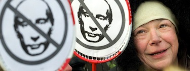 Anti-Putin protest, Russia. Flickr/Freedom House (CC BY 2.0).