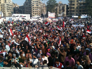 Thousands of Egyptians at Tahrir Square today 