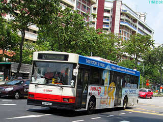 Un autobus della SMRT