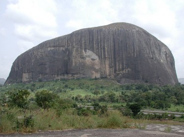 Zuma Rock near Abuja by Jeff Attaway on FlickR license (CC-BY-2.0).